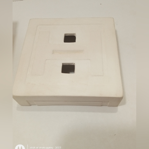 DIY Christmas Ceramic Bisque Ready To Paint Rocking Horse Block Kids 6 Piece - Picture 7 of 12